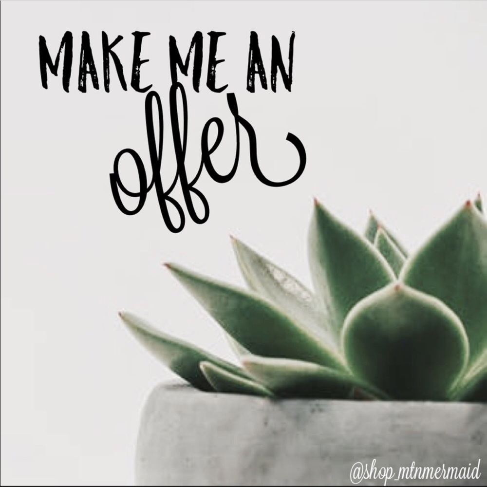 Make me an offer -bundle up some items you like